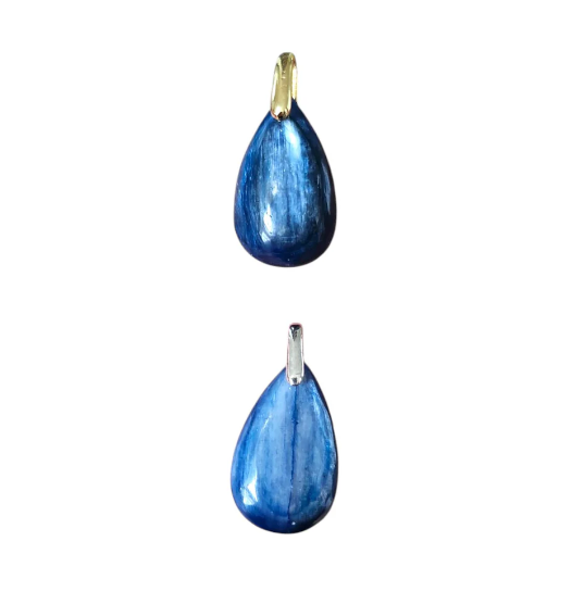 PENDENTIF GOUTTE CYANITE