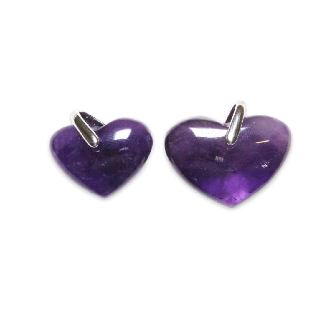 PENDENTIF COEUR AMETHYSTE