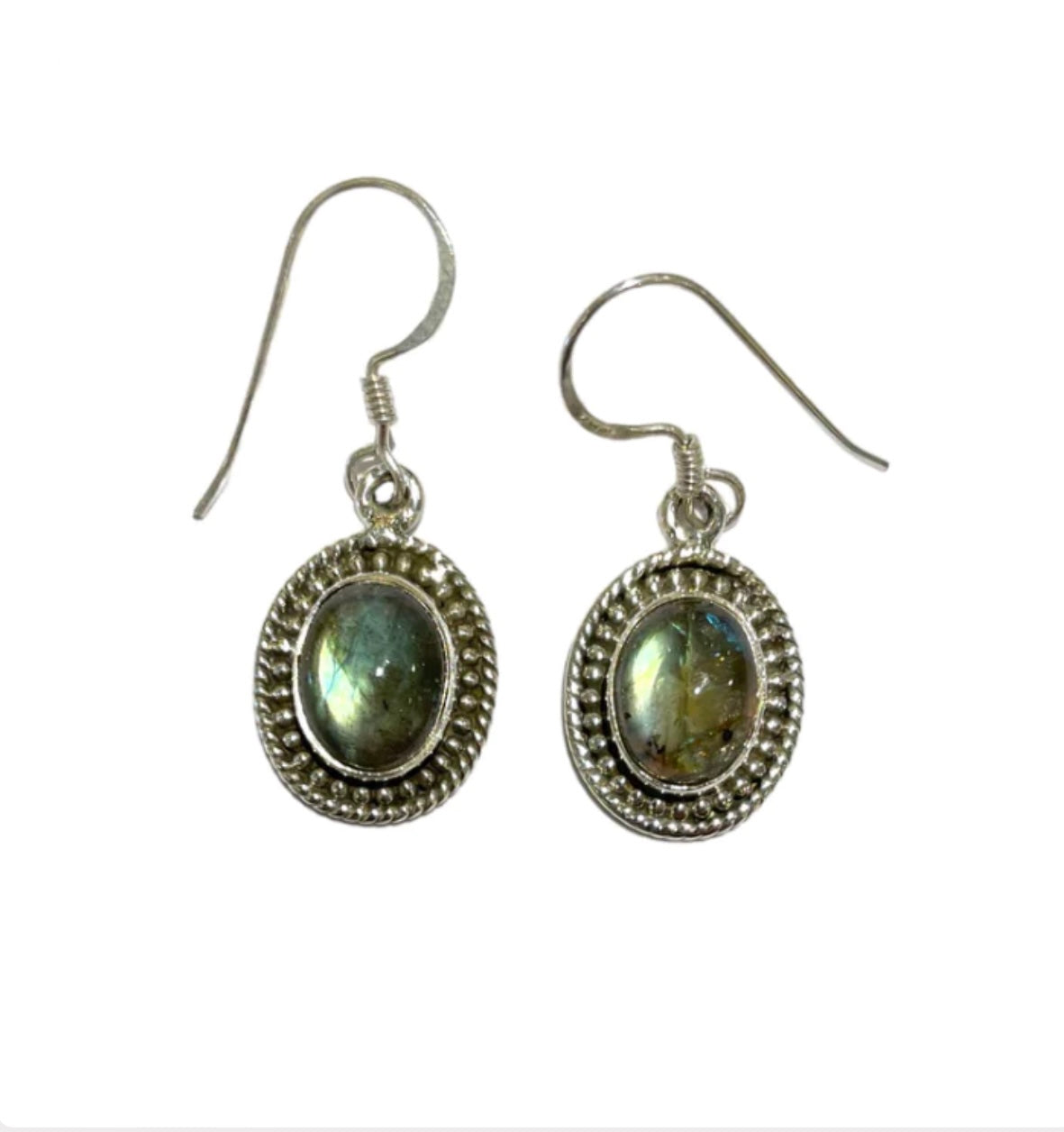 BOUCLES LABRADORITE
