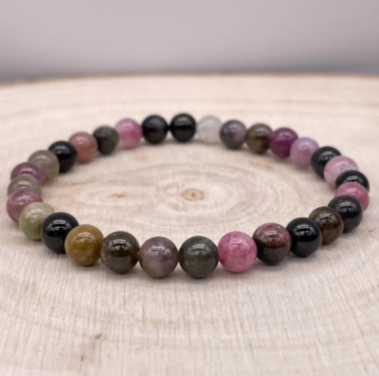 BRACELET TOURMALINE MULTICOLORE