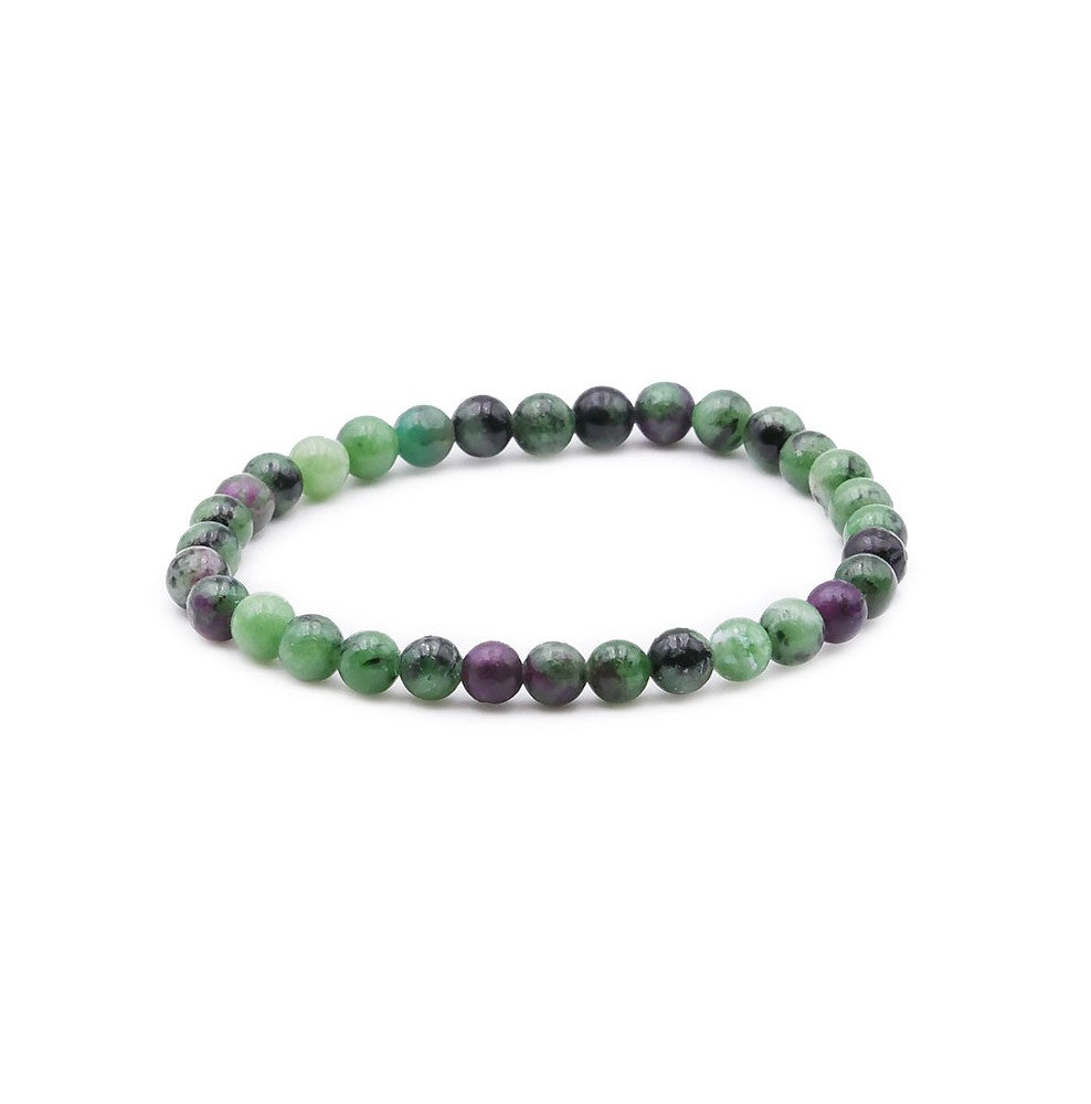 BRACELET RUBIS SUR ZOISITE