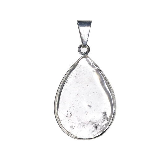 PENDENTIF GOUTTE CRISTAL DE ROCHE
