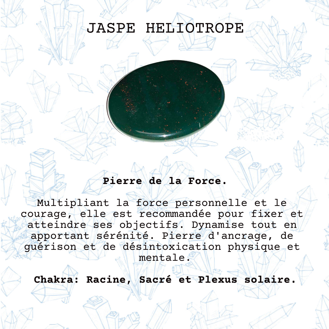 JASPE SANGUIN (HELIOTROPE)